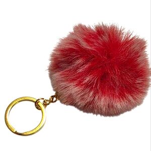 Fuzzy Faux Fur Bag Charm Keychains Fashion Trend Handbag Accessories You Pick 1